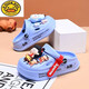 G.Duckkids Детская дырочка обувь Nezha Slippers Новый летний стиль не скользящий мягкая подошва для пляжей мультфильм детские сандалии на открытом воздухе бежевый размер 30 размер -31