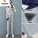 Woodpecker Sports Set Summer 2025 Nouveau petit style à petit style Houstable Thin Short Running Running Suit décontracté en deux pièces 6630 Powder L [suggéré 101-115jin [Jin est égal à 0,5 kg]]]
