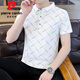 Pierre Cardin Sommer 2025 Neues Polo-Basis-Shirt kurzärmeliges T-Shirt für Herrenmarke Slim Revers halbärmelig T-Shirt Top F9226 Khaki XL