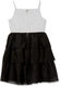 Calvin Klein Girls' Traditional Party Dress, Slim and Flare Silhouette, Black/Ballet Shoes Black/Ballet Shoes 5