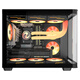 Great Wall Vision S11 Black Sea View Chassis (curved glass/M-ATX motherboard/vertical air duct/9 fan positions/360 water cooling positions/dual compartments/supports 5080 graphics card)