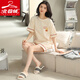 Arktische Samt 2025 Neue Pyjama für Frauen. Cotton Shorts Shorts im Frühjahr und Herbst-Sommerstil können außerhalb des Heimkleidungsstücks ZH-9856# Shorts M (80-100jin [Jin gleich 0,5 kg]) getragen werden.