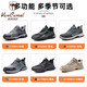 西域骆驼（VANCAMEL）四季绝缘鞋批发男款透气防砸防刺穿软底新款防护钢包头10KV电工鞋 LB1105NKV-绝缘10KV款 36