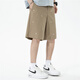 Mark Waffe [scattered embroidery] casual shorts men 25 summer commuting versatile letter embroidery cool commuting five-point pants 701 khaki 35
