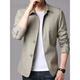 Pierre Cardin High-End Frühlings- und Herbst-Herren-Businessjacke Anzug mittlerer und junger Menschen mit Slim-Jacke mit mittleren und jungen Menschen mit schlanker koreanischer koreanischer Jacke hellgrau NJ1048 m [vorgeschlagen 98-110jin [Jin gleich 0,5 kg]]