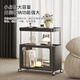 Zuoke Zuojia Wrought Art Coffee Table Living Room Small Sofa Side Table 2025 New Modular Creative Mini Coffee Table Bedside Table with Wheeled Black