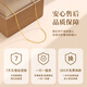 GLTEN925 silver necklace for women 2025 new plain chain gold universal cross chain birthday gift light luxury niche for girlfriend
