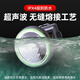 Niu Wang Qiang Lámpara de cabeza calva Gran punto de luz grande impermeable al aire libre y brillante a largo plazo, operación de largo alcance, pesca nocturna, corrida de mar, NW-869 blanco Super Light-Super-7200mAh