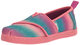 TOMS Girls Alpargata, Deep Fuchsia Ombre Glitter Deep Fuchsia Ombre Glitter 4 Big Kid