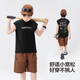 Zuoxi Children's Clothing Boys Vest Summer Sleeveless Pure Cotton T-shirt 2025 New Children's Clothing Boys Top Black 120