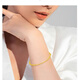 ARY Pure Gold 999 Phoenix Tail Gold Bracelet Women's Gold Plain Gold Pure Gold Bracelet Valentine's Day Gift for Girlfriend Gold-plated Pure Gold Phoenix Tail Bracelet 2.36g
