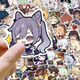 Gu Liang [1476 personnes louées] 258 Genshin Impact Stickers Twodimensional Game Cartoon Cute Night Palace Keqing 64 Q Version Genshin Impact un modèle étanche + HD