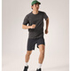 Archéopteryx / architecture oiseau Cormac équipage masculin à séchage rapide à manche courte 7664/9718/7664 Black Grey S