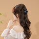 Chimera (CHIMERA) textured gauze flower medium hair grab half-tied shark clip grabber headband female senior girl birthday gift