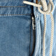 Ermenegildo Zegna/Männer lässig Tether Stretch Cotton Denim Shorts VS795Z538 Blau 46