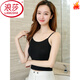 
LangSha Modal small suspender vest for women short slim summer versatile Korean top with bottoming tight suspender shirt 1049 white small flower lace splicing and breast wrapping, average size (90Jin[Jin is equal to 0.5 kg]-120Jin[Jin is equal to 0.5 kg])