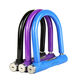 Lock de bicicleta de ciclo U-Type Cloqueo antirrobo Vehículo eléctrico Batería Lock Anti-Hidydraulic Scissor Motorcycle Lock Lock Modelo de bicicleta de montaña 693 Negro (tamaño grande)