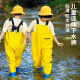 蓝鸥盾儿童男女赶海服雨鞋雨靴连体下水裤玩水服防水涉水裤YX1050 29