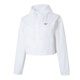 Nike (Nike) Sportanzug Frauen 2025 Neues Herbst-Fitness-Training gewebter Kapuzenjacke Jacke Strickhosen HJ1183-100+DM6420-010 M
