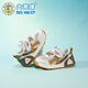 
Bumblebee children's shoes for boys' running shoes 2025 spring and summer new breathable mesh casual girls' toddler shoes children's sports shoes 3880 khaki (single net) 28