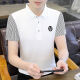 濮水方方夏季男士POLO衫棉短袖韩版潮流设计 687绿色 M 【16590-110斤】