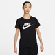 耐克（NIKE）ESSENTIALS女子印花T恤秋季纯棉休闲轻便柔软舒适DX7907 828柔和橙 S