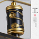 Handisi New Chinese Tea Room Chandelier Restaurant Light Zen Chinese Style Modern Simple Bar Dining Table Study Room One-line Strip Light FR9901-4C