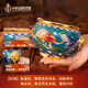 
Chinese and foreign enamel art museum full of gold and silver jar gathers energy and wealth Feng Shui jar gathers treasure pot Gift birthday gift living room study office decoration