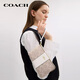 Coach (Coach) [Direkter Markenversorgung] Frauen klassischer Logo Stripe Muster Ecke Reißverschluss Handgelenk Tasche CW854ImxDM