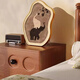 30 days 4837 pieces of cream style restaurant desktop paintings, living room decoration paintings ornaments room bedroom bedside table wall, cat shadow spirit rhyme size just 20*25cm (crystal porcelain high definition)