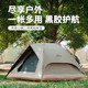 
Hodtown tent outdoor camping vinyl portable folding camping automatic camping equipment HDW1517 super light children two doors two windows three-purpose quick opening tent