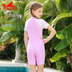 YINGFA new product children's swimsuit girls one-piece sun protection conservative girls beginner training 2024 new swimwear 24U713 170 4 size (height 85-105CM/weight 10-