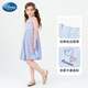 Disney girls skirt summer 2025 new girl princess skirt girls floral dress dress PBZPL3034 blue 130