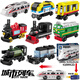 LEGO CITY TRAIN ASSIGNÉ BLOCALS BLOCHS SMETTE TRAIN PELLET SUBWAY BOYS TOYS Gift's Gift Dongfeng Green Train 98263-8