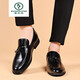 Woodpecker printemps et été nouveaux chaussures en cuir givré gement de chaussures de mariage formelles flates masculines