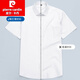 Pierre Cardin Quality Professionelle Arbeitskleidung kurzärmeliges Hemd Herren Sommer Dünne Revers Halbärmelgeschäft Geschäfte Casual halbärmelte Bottom-Shirt DX6629 38