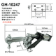 Ni Zhier Capacidad rápida personalizada Pneumatic 12130a/101a/20820/12265 Cilindro Tipo de abrazadera GH-101-A clampa neumática