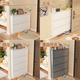 MOXIAO Ultra de acero gabinete gabinete de acero de acero Entrada Gabinete de almacenamiento Gabinete de almacenamiento de zapatillas Integrada Catadería Blanca 655*122