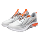 Siete zapatos deportivos de lobos para el examen de ingreso de la escuela intermedia para hombres y zapatillas deportivas de verano para hombres y zapatillas de carrera de estudiantes, examen físico, zapatos para correr zapatos de malla transpirable 6636 blanco blanco naranja 38