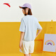 
Anta Rainbow Sports Set Women's Summer Short Sleeve Round Neck Shorts Loose T-shirt Women's Casual Set