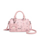 Ai Luxi Bags for Women with Niche Design Pink Bear Presbyterian Bowling Boston Crossbody Bag Handbag Sweetheart Powder