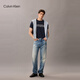 Calvin Kleinjeans25 Весна и летняя мужская повседневная пригородная припечатка CK Pure Print Pure Cotton Finted Forte Fort