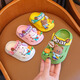 Hao'e Kindersandalen Mädchen Höhlenschuhe für Kinderhöhlenschuhe für den Sommer Strand in der Innenräume Baby Baby Baby Baby Baby Baby Rosa Einschicht weicher Sohle Sohle -Loch -Schuhe 14,5 150 mm für 2223 Größen geeignet