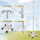 [9276 Menschen gelobt] Mobiler Infusionsstand mit Rad Tropfhalterung verdickter Edelstahl -Infusionsständer Salzwasserbehälter Flasche ABSPAGAGLE Basis + 4 Haken + Rad + Quadratschale