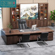 HONZONTX new Chinese style ash solid wood desk and chair combination study office computer desk boss desk high-end villa home 2-meter desk