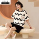 GFXM 2023 Neue Pyjamas für Frauen im Sommer kurzärmelige Ins koreanische Version Casual Large Size 200 Jin [Jin entspricht 0,5 kg] losen Anzug können außerhalb von 679 Green Dinosaur M empfohlen werden 80-100 Jin [Jin gleich 0,5 kg]