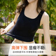 莫代尔运动内衣女防震高强度防下垂薄款外穿固定杯跑步瑜伽美背文胸罩夏 2件【高强度防震】深咖色+黑色 M (90-115斤) 现货现发