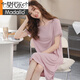 Modal Summer Nightgown For Women Modal à manches courtes minces pyjamas 2025 Nouvelle jupe de grande taille d'été Ice Silk Home jupe x9249 m