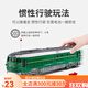 怡心仙娜玩具火车绿皮火车小火车老式蒸汽高铁模型儿童玩具车1一3岁男孩2 【电池版】绿皮火车-惯性可开门