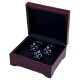 Spartaner Männerbrosche mit antiker Silberkaiser -Abzeichenanzug Brosche Retro Personalisierten Anzug Pin Brosche Business Halsband Pin Gold Platted Kaiser Brosche + Cufflink Set